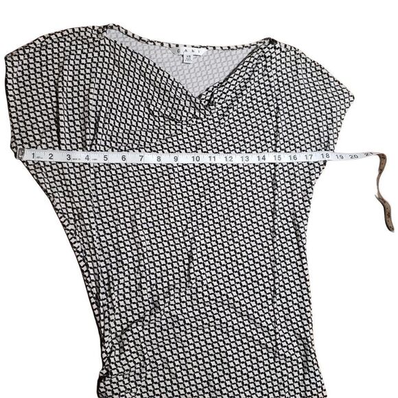 CAbi Cowl Neck Ruched Dress XSMALL - Picture 7 of 13